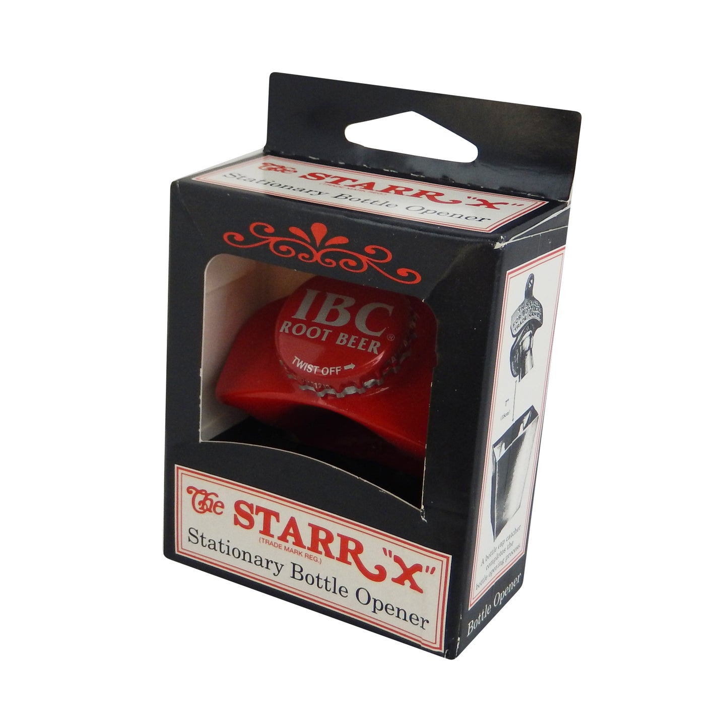 Red Starr X IBC Root Beer Cast Iron Beer Bottle Opener Wall Mount Powder Coated