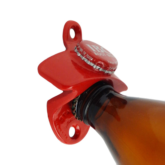 Red Starr X IBC Root Beer Cast Iron Beer Bottle Opener Wall Mount Powder Coated