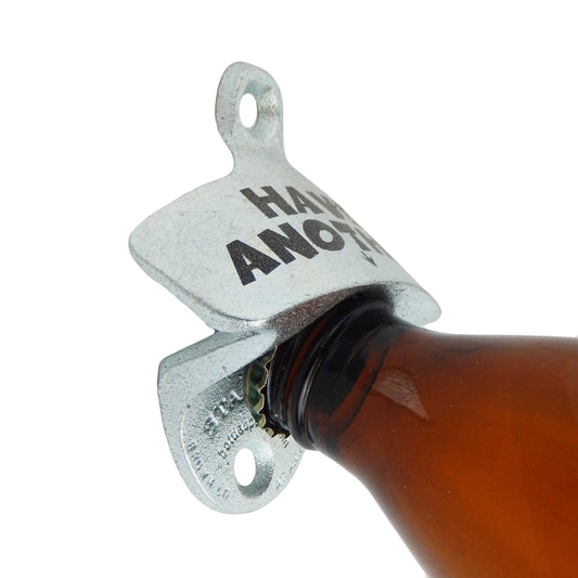Starr X Have Another Cast Iron Bar Beer Bottle Opener Wall Mounted Zinc Plated