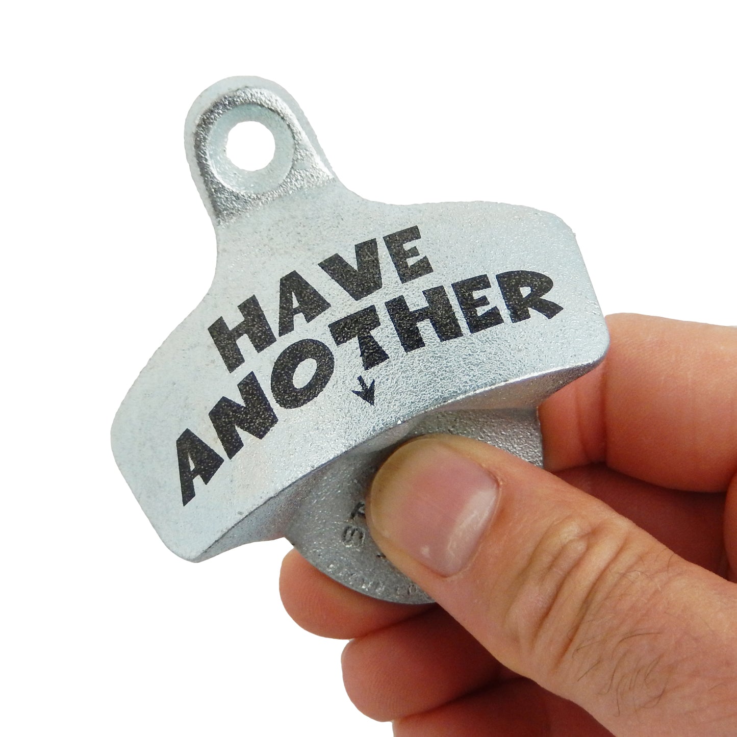 Starr X Have Another Cast Iron Bar Beer Bottle Opener Wall Mounted Zinc Plated