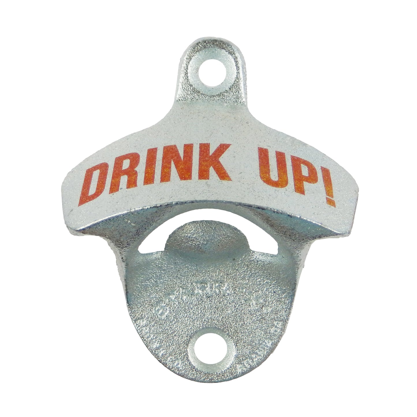 Starr X Drink Up Cast Iron Beer Bar Bottle Opener Wall Mounted Zinc Plated