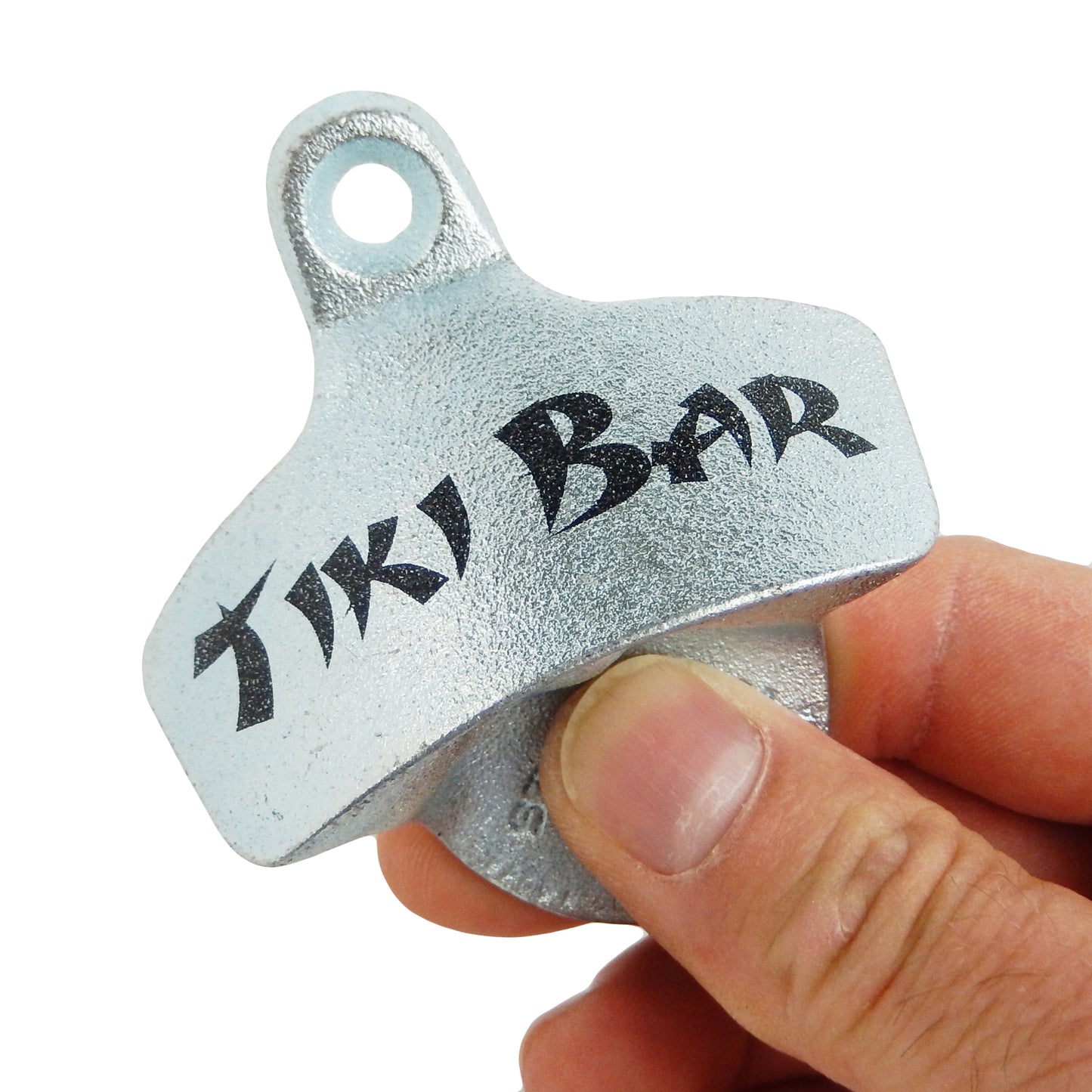 Starr X Tiki Bar Cast Iron Beer Soda Bottle Opener Wall Mounted Zinc Plated