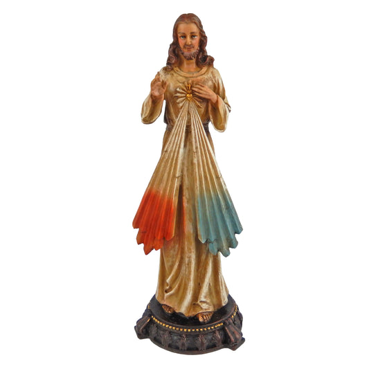 Jesus Christ Standing Barefoot Religious Statue Figurine Spiritual Table Decor 13 inch Tall
