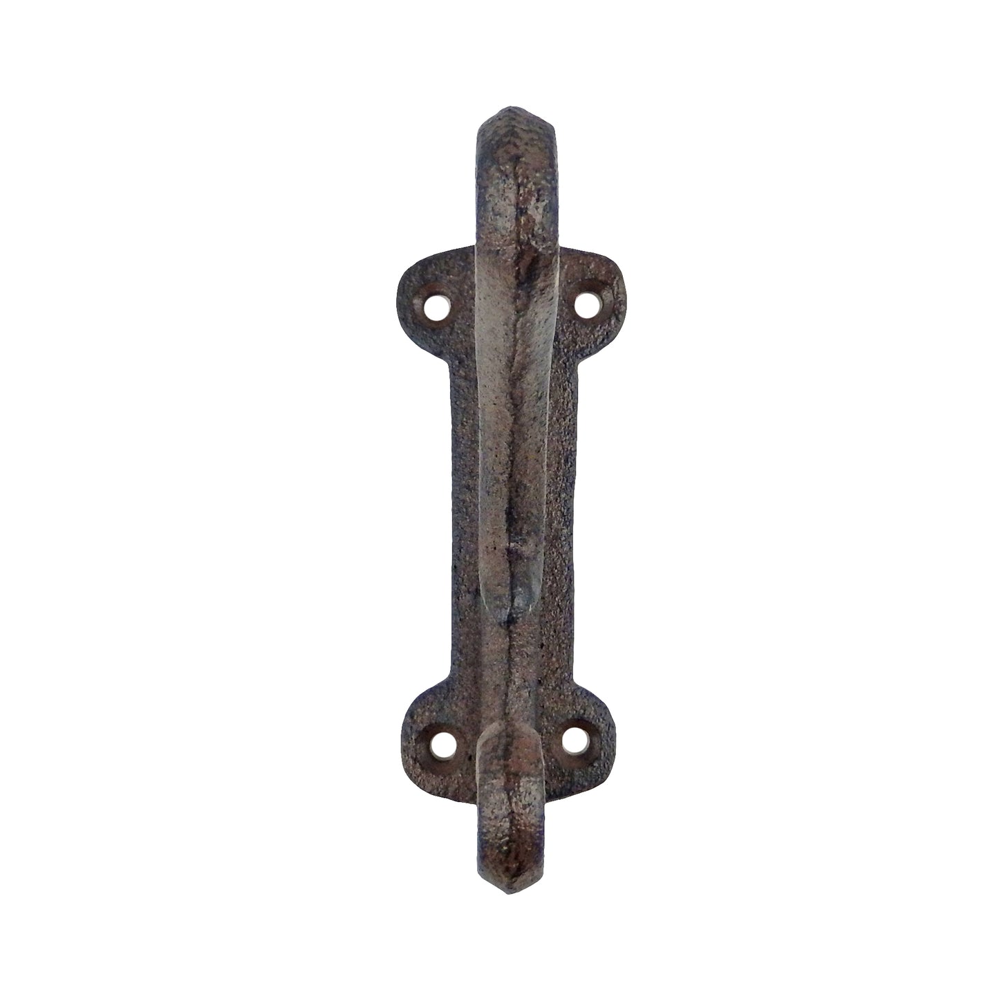 Rustic Double Wall Hook Vines Cast Iron Towel Coat Key Hanger Antique Style