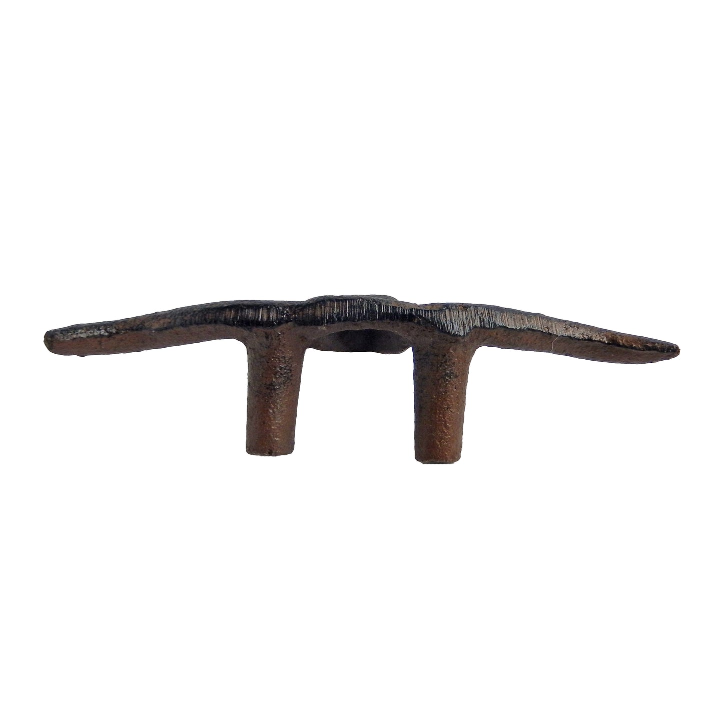 Rustic Cast Iron Longhorn Steer Drawer Pull Handle Knob Brown 4.75" (Pack of 6)