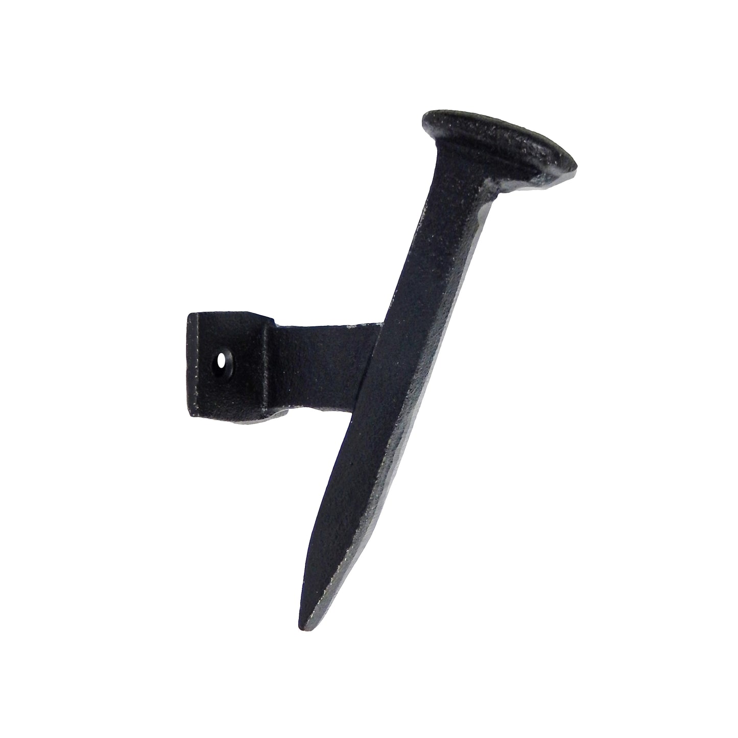 Cast Iron Black Railroad Spike Wall Hook Heavy Duty Industrial Coat Towel Hanger