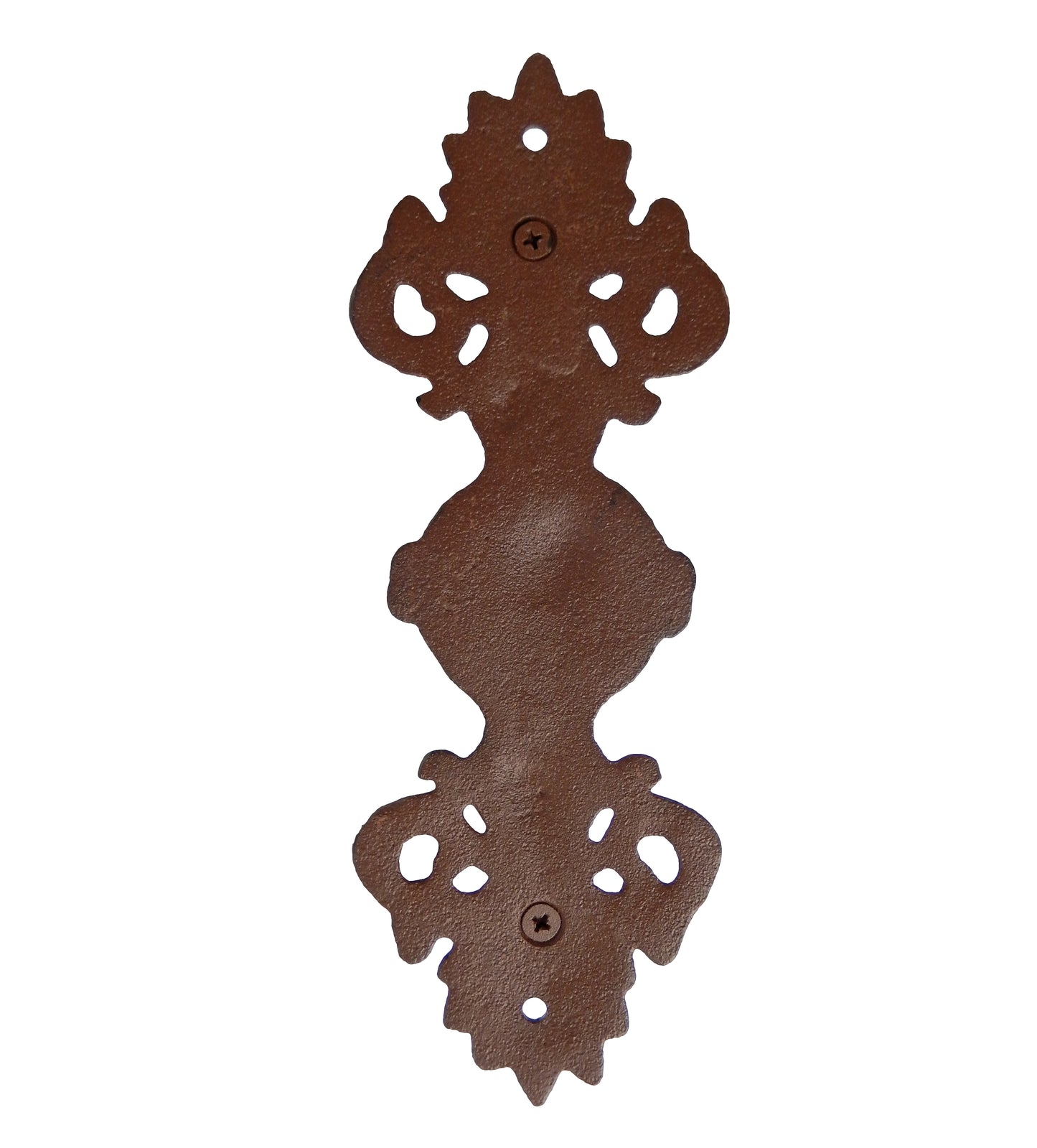 Large Lion Face Door Handle Pull Cast Iron Antique Brown Ornate Style 9 inch