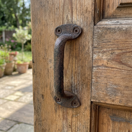 12 Cast Iron Door Handles Rustic Antique Style Barn Gate Shed Door Cabinet Pull
