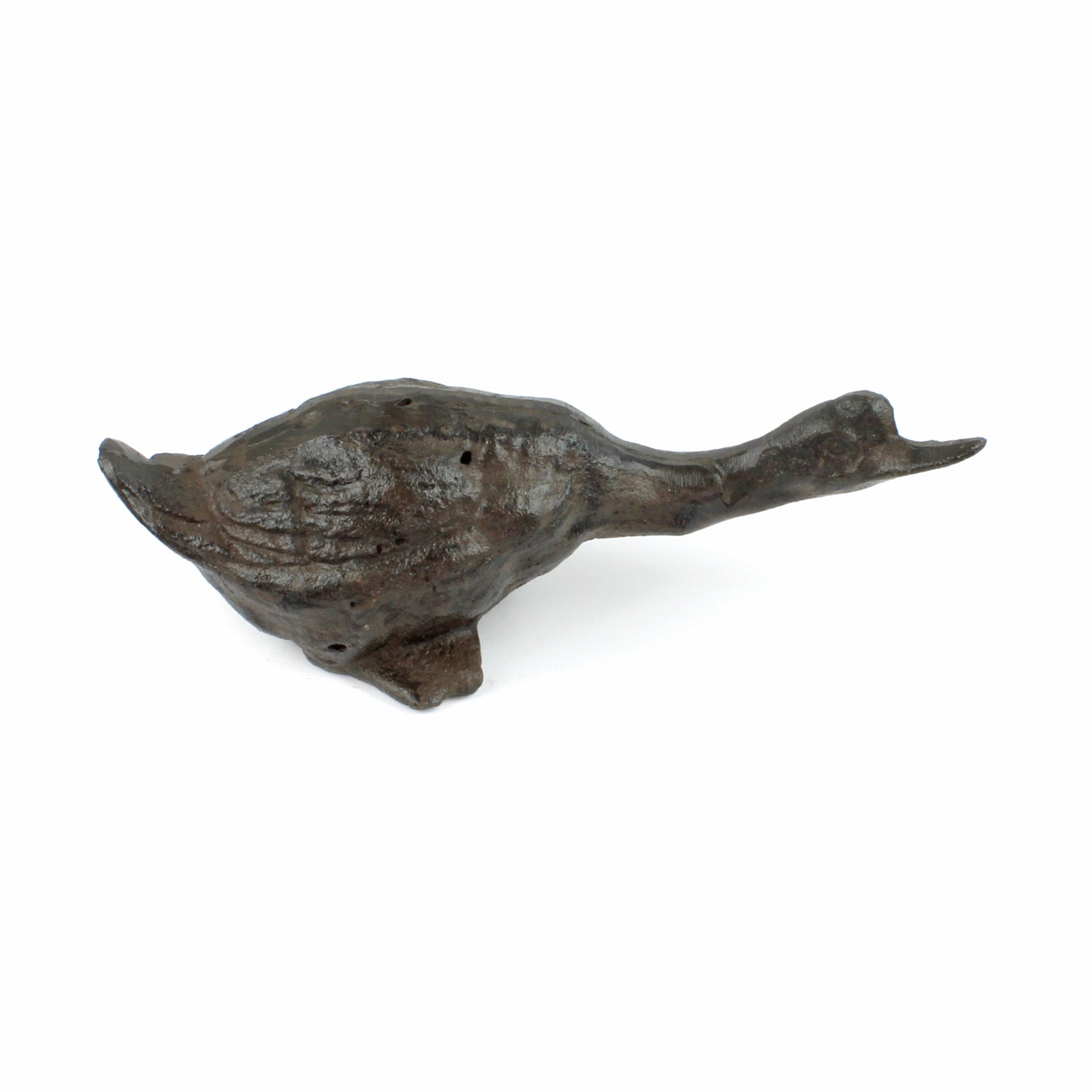 Set of 3 Cast Iron Geese Figurines Statues Garden Yard Pond Decor Rustic