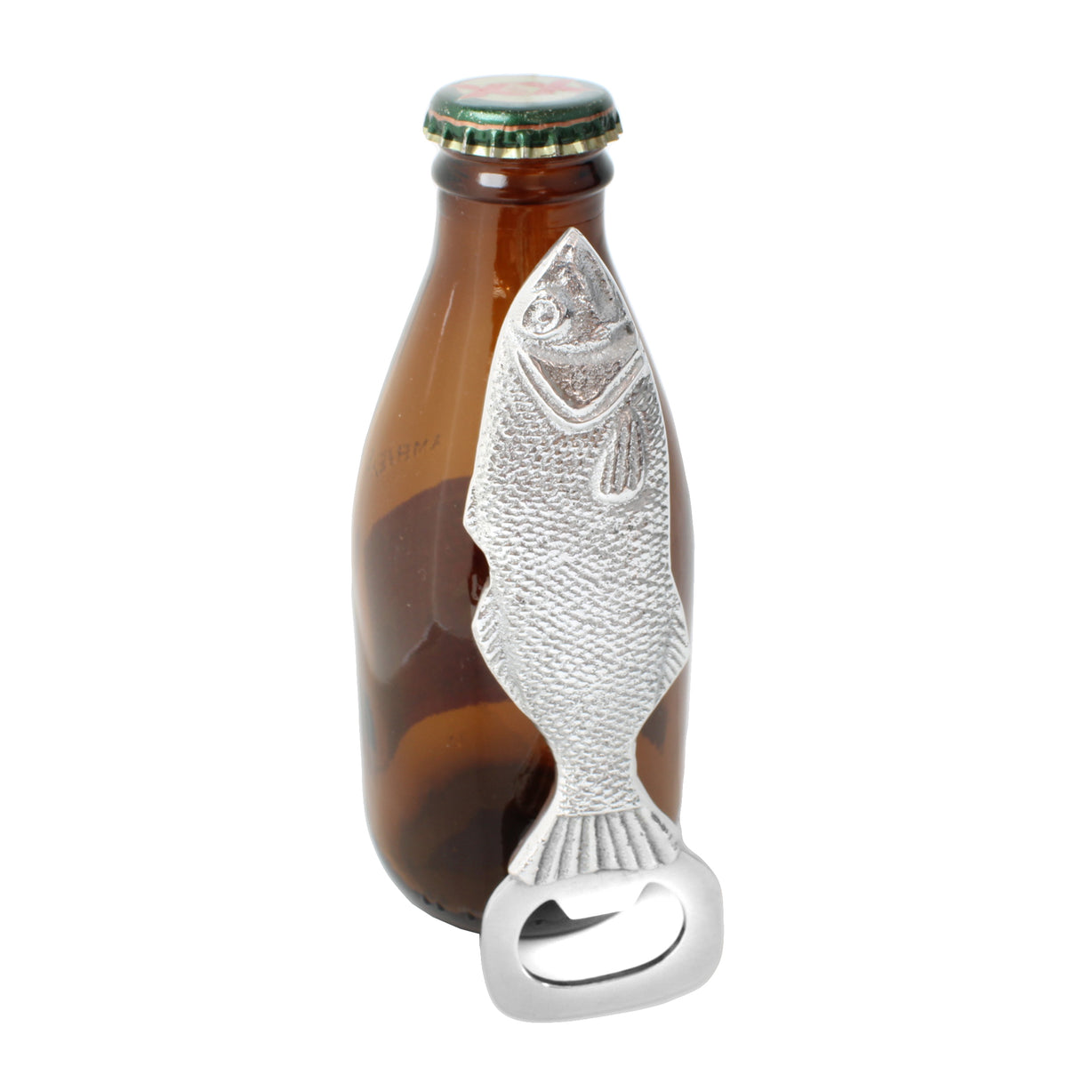 Aluminum Fish Beer Bottle Opener Hand Held Nautical Kitchen Bar Decor