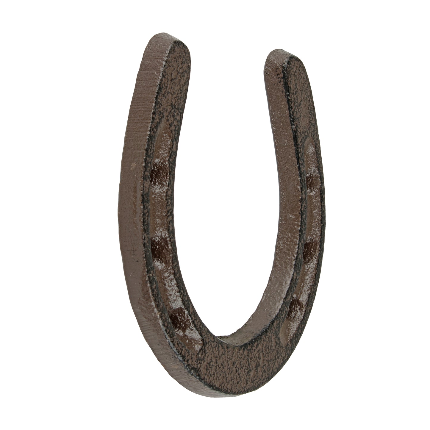 Small Lucky Horseshoe Cast Iron Rustic Decor 3 3/4 x 3 3/8 inch Custom Work