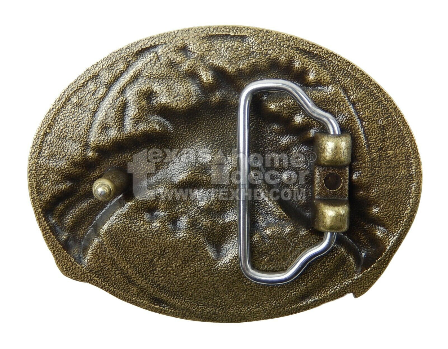 Men's American Eagle Belt Buckle USA Proud Antique Bronze Tone Fits 1.5" Belt