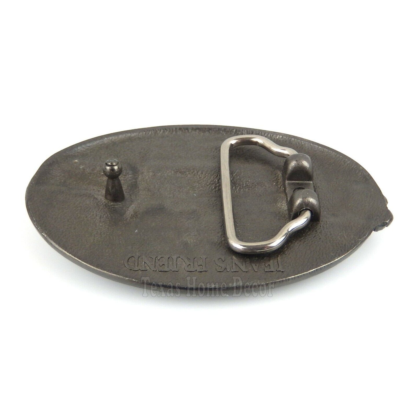 Golf Belt Buckle "Green Oxygen Light Friendship" Antique Silver Fits 1.5" Belts