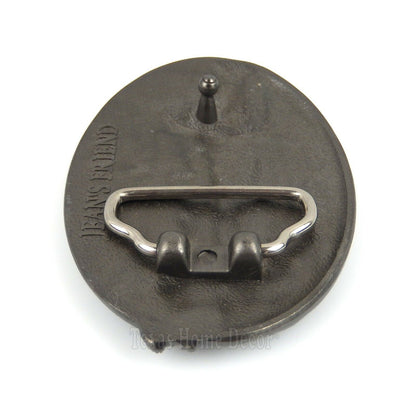 Golf Belt Buckle "Green Oxygen Light Friendship" Antique Silver Fits 1.5" Belts