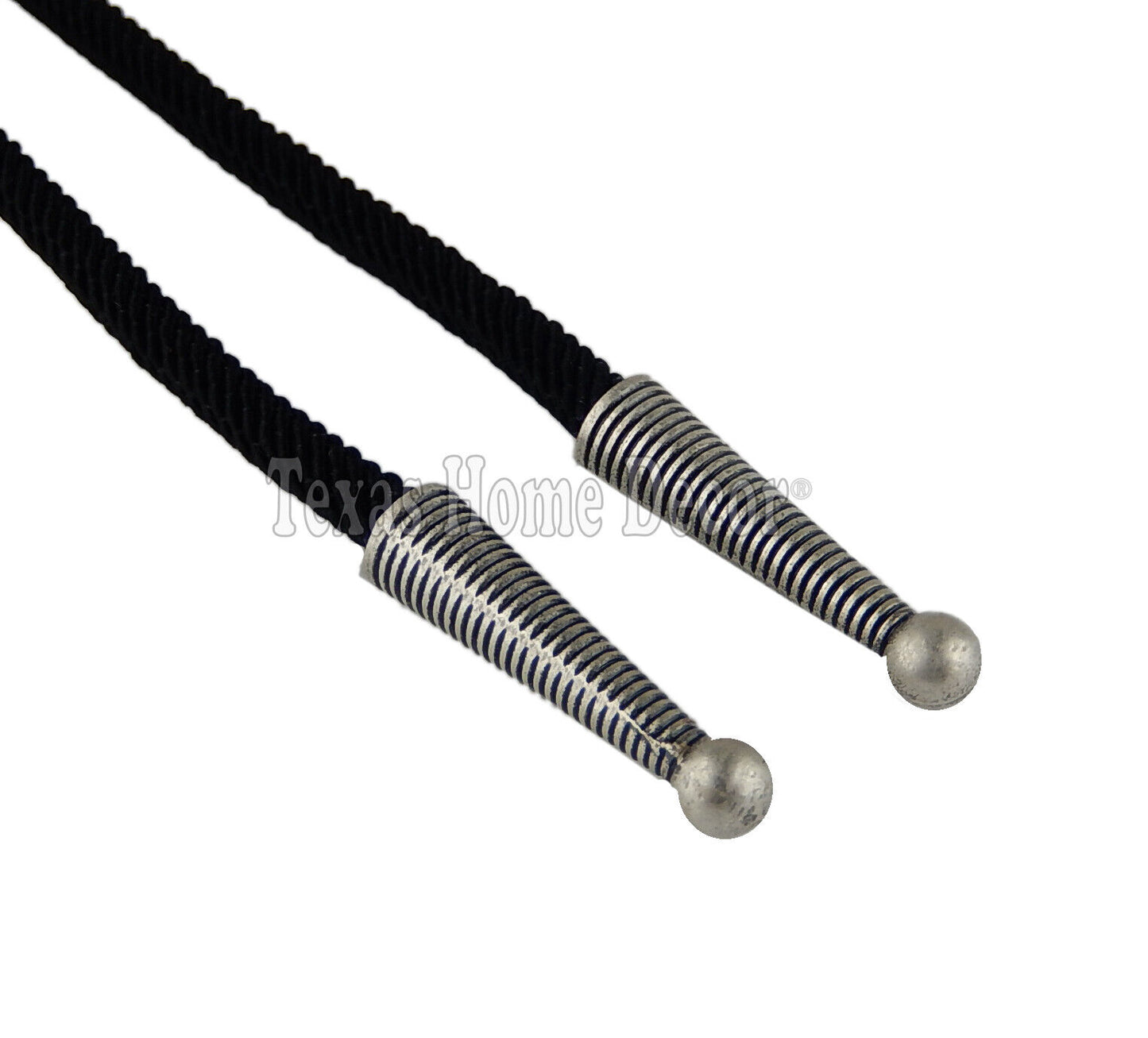 Celtic Knot Bolo Tie Real Silver Plated 35" Fiber Sky Systems Braided Cord