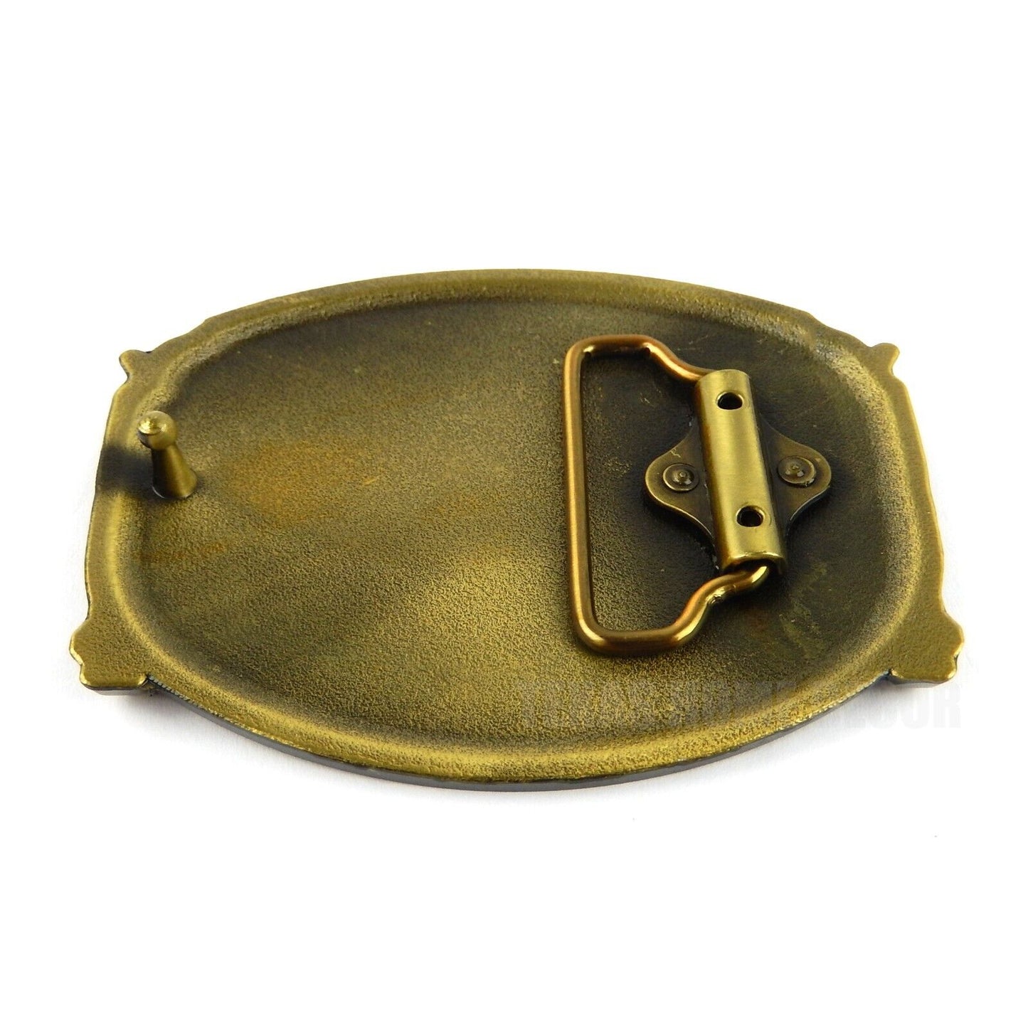 The Right To Bear Arms Belt Buckle 2nd Amendment Gun Rights Bullets Bronze Color