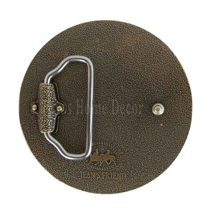 Aztec Calendar Belt Buckle Antique Bronze Fits 1.5" Belts
