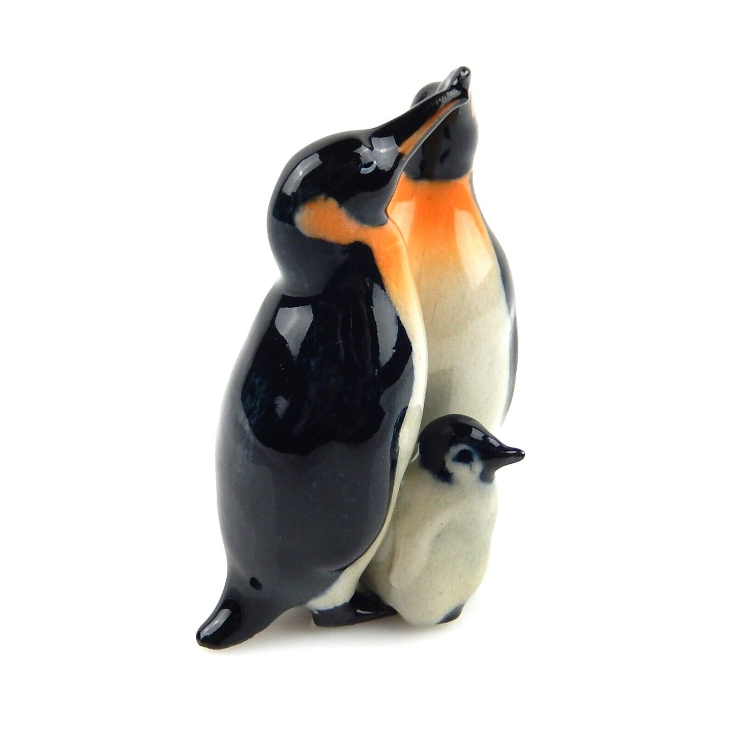 Northern Rose Collectors Penguin Family Porcelain Figurine Handcrafted & Painted