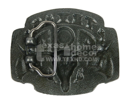 Longhorn Belt Buckle Texas Flag State Seal Western Enamel Fits 1.5 in Belt