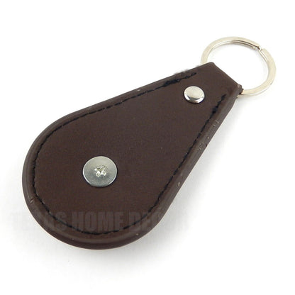 Brown Leather Keychain Copper The State of Texas Seal Star Concho Western