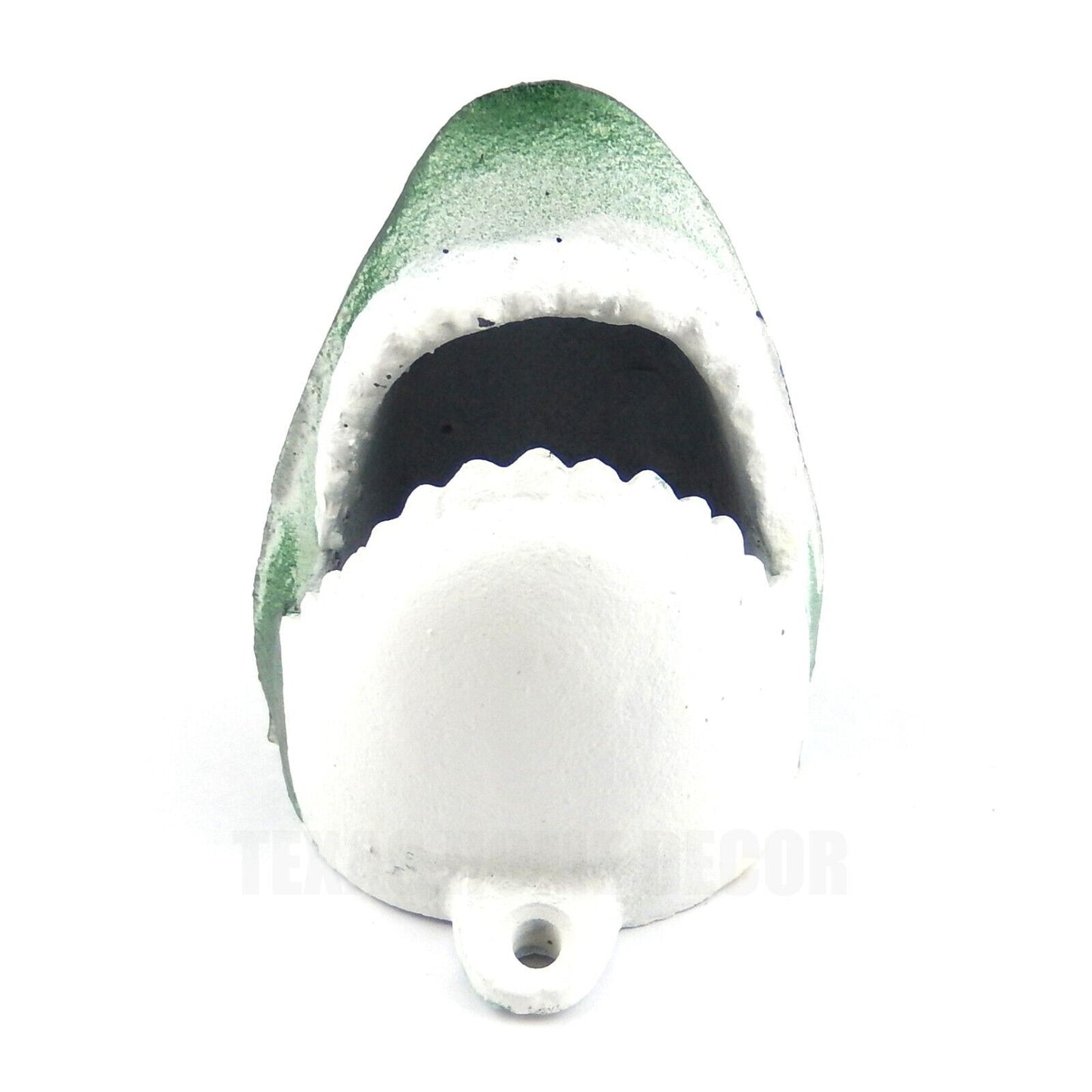 Shark Teeth Beer Bottle Opener Cast Iron Wall Mounted Nautical Beach House Decor