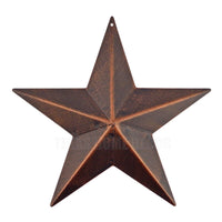 Rustic Texas Metal Barn Star Brushed Bronze Tin Wall Mounted Decor Western 9 in
