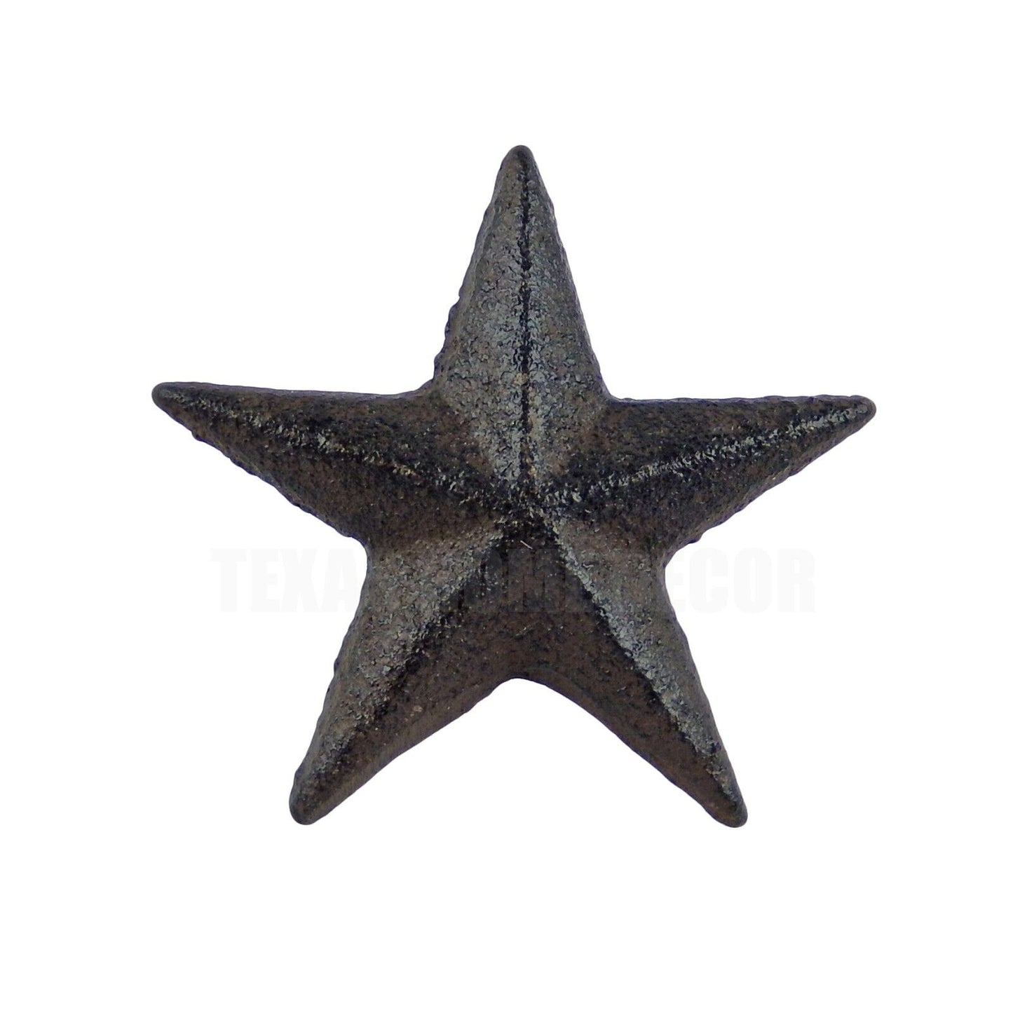 Lot 6 Cast Iron 2.5 inch Texas Star Nails Tacks Rustic Finish Western 1 in Nail