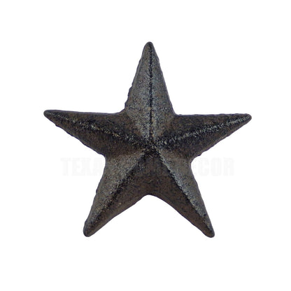 Lot 6 Cast Iron 2.5 inch Texas Star Nails Tacks Rustic Finish Western 1 in Nail