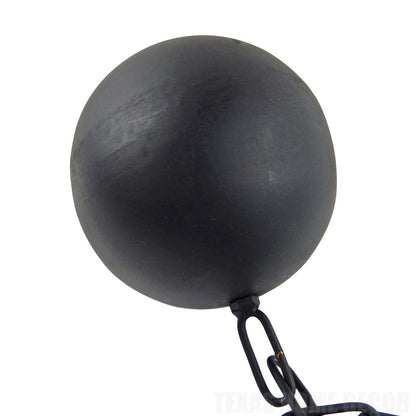 Lockable Ball & Chain Metal Leg Shackle Prison Wedding Gag Gift Light Weight