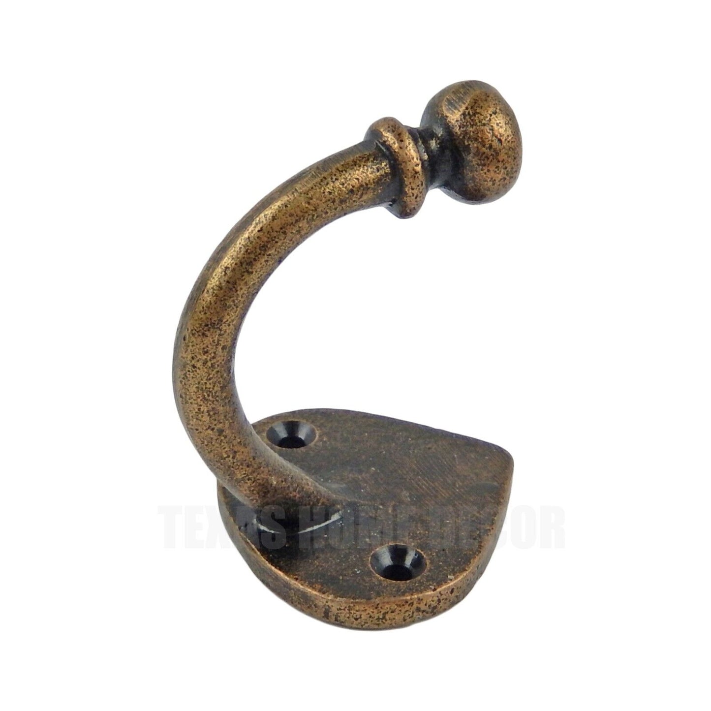 Teardrop Wall Hook Metal Door Key Robe Coat Towel Clothes Hanger Antique Bronze