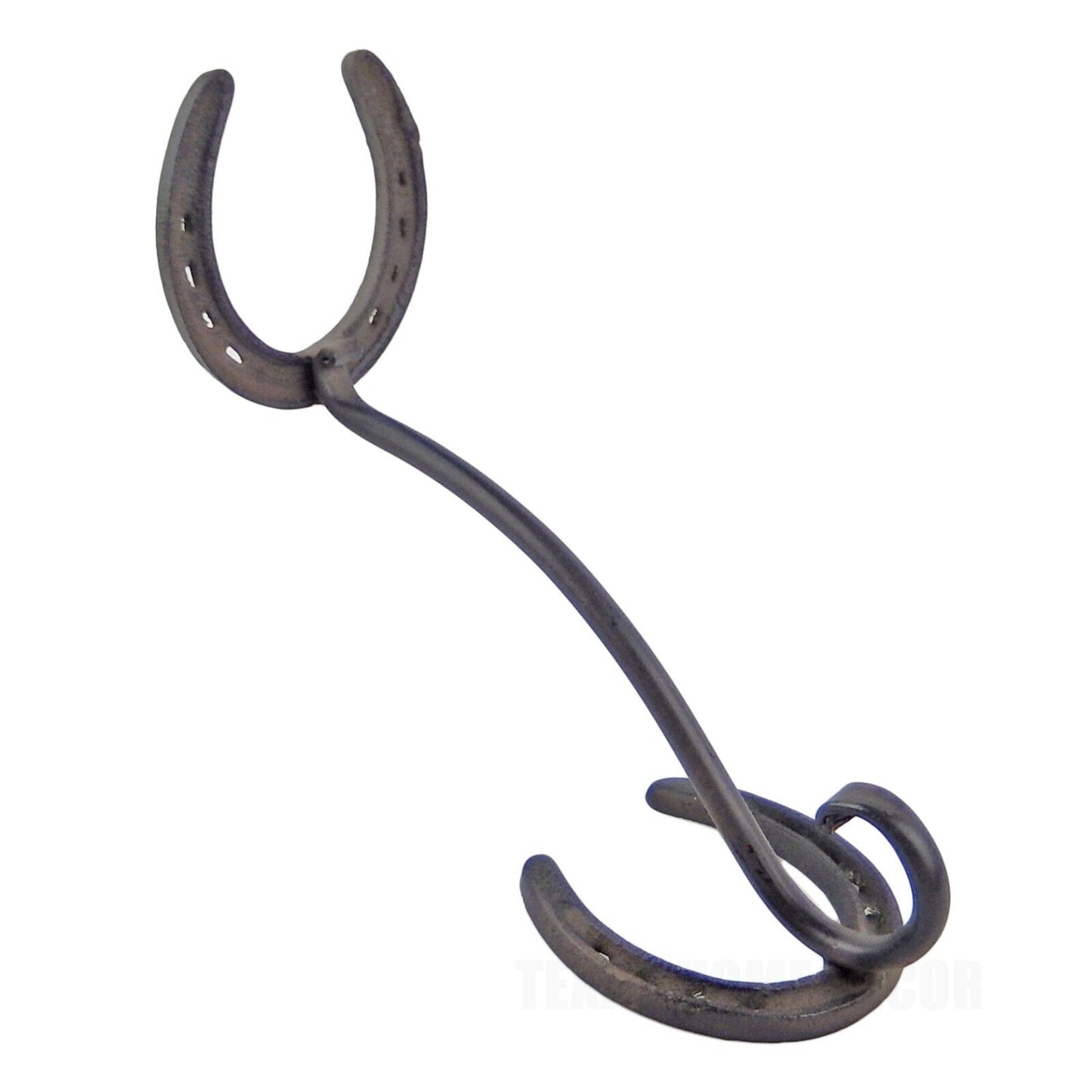 Horseshoe Coat & Hat Wall Rack Hanger Hook Rustic Western Rustic Brown Cast Iron