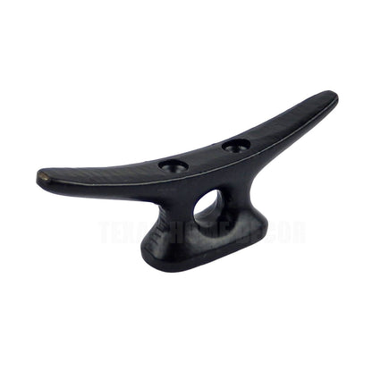 Black Boat Cleat Wall Hook Cast Iron Nautical Coat Towel Hanger Powder Coated