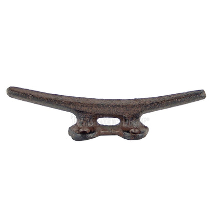 8 Cleat Boat Hooks Handles Cast Iron Ship Dock Nautical Decor Rustic Finish 5 in