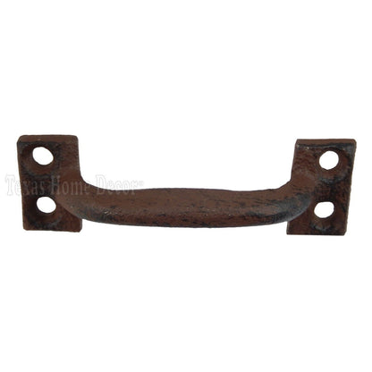 Small Handle Rustic Cabinet Cast Iron Drawer Pull Door Antique Style 3 5/8 inch