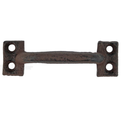 Small Handle Rustic Cabinet Cast Iron Drawer Pull Door Antique Style 3 5/8 inch
