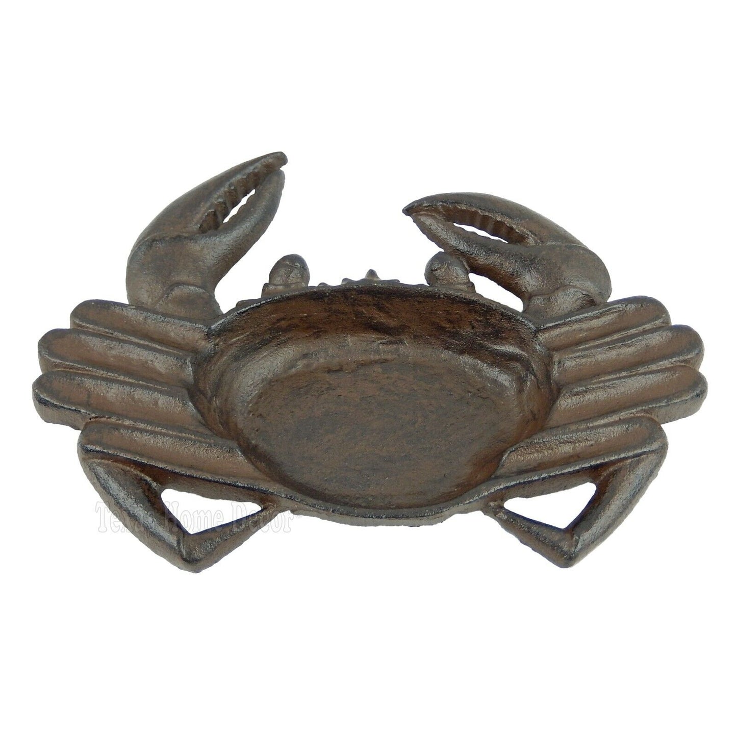 Crab Ashtray Key Soap Dish Trinket Cast Iron Nautical Beach Decor Heavy Duty