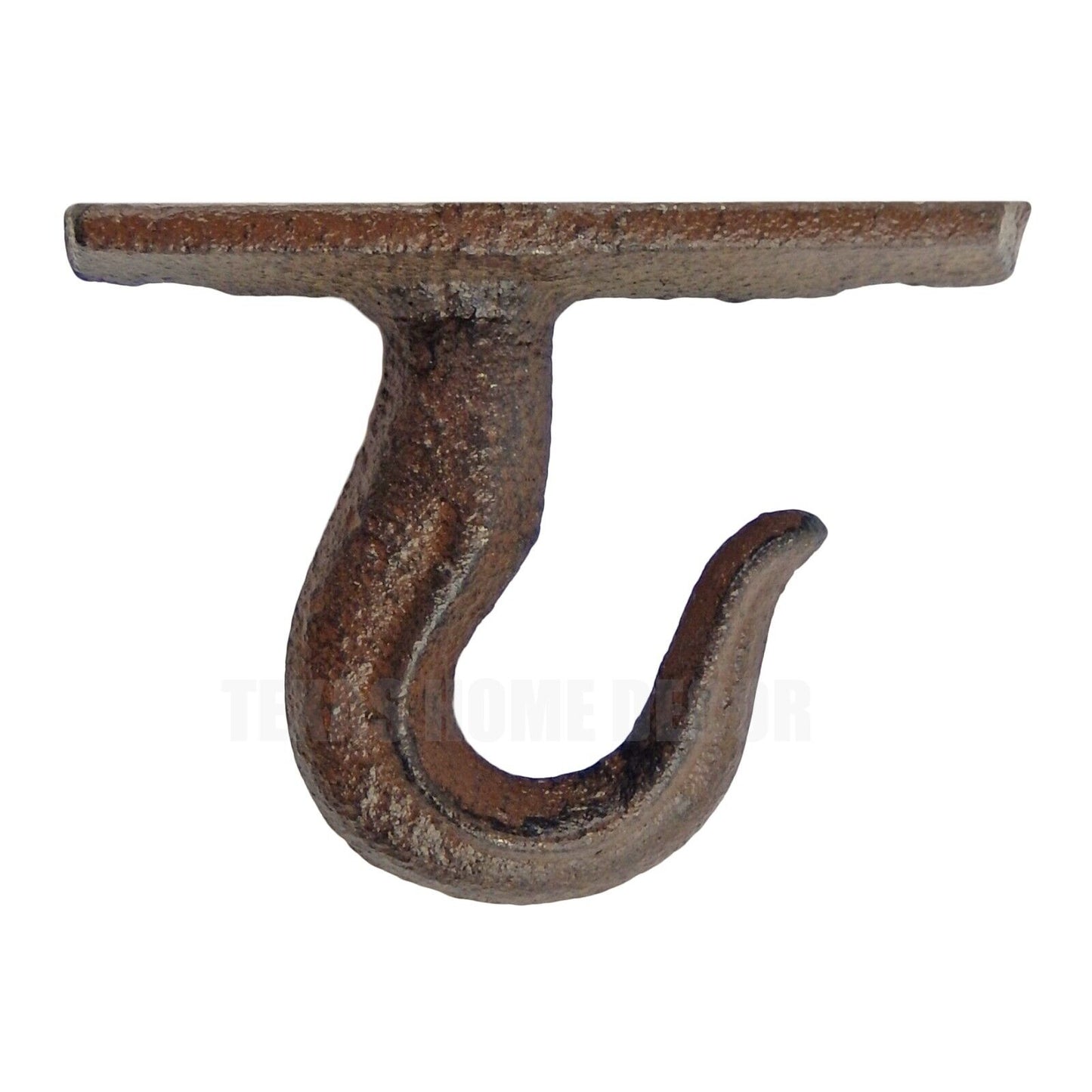 Industrial Ceiling Clevis Eye Wall Hook Heavy Duty Cast Iron Holder Antique Look