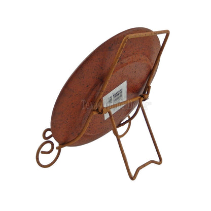 USMC Decorative Plate Polyresin Metal Easel Military Table Top Display 5 3/8 in