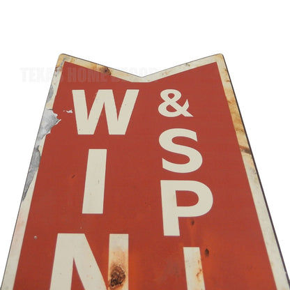 Rustic Red Wine & Spirits Welcome Arrow Metal Sign Bar Man Cave Decor 22 1/2 in