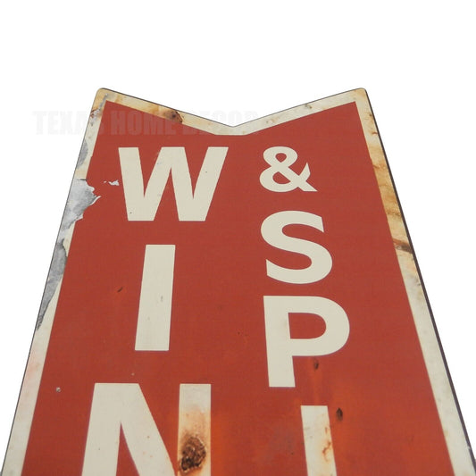 Rustic Red Wine & Spirits Welcome Arrow Metal Sign Bar Man Cave Decor 22 1/2 in