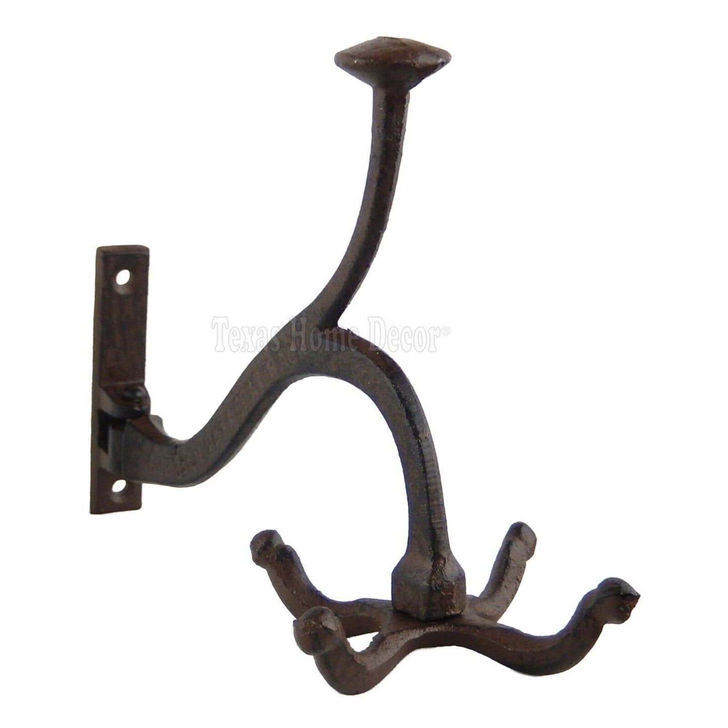 Rotating Wall Hook Coat Rack Hat Spinning Key Holder Antique Style Cast Iron