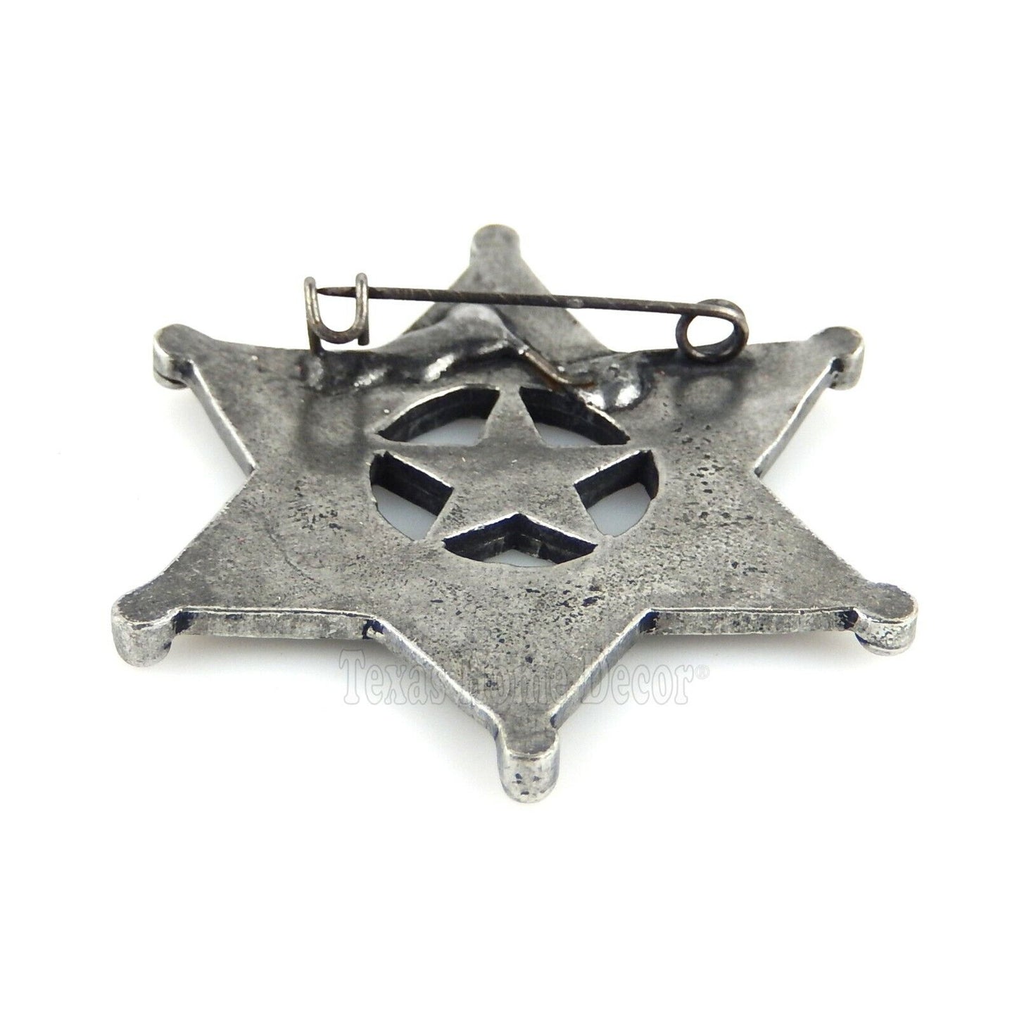 Brothel Inspector 69 Badge Old West Antique Silver 6 Pointed Star Made in USA