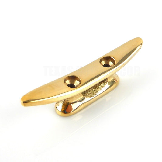 Small Polished Solid Brass Boat Cleat Wall Hook Coat Towel Hanger Door Handle