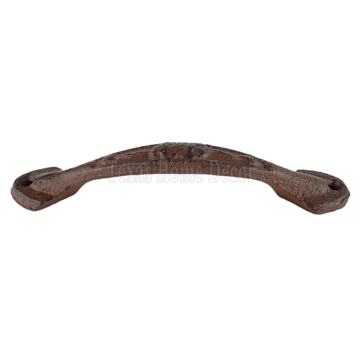 Slim Drawer Pull Handle Cast Iron Rustic Finish Antique Style Cabinet Hardware