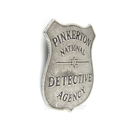 Pinkerton National Detective Agency Badge Replica Antique Silver Made in USA