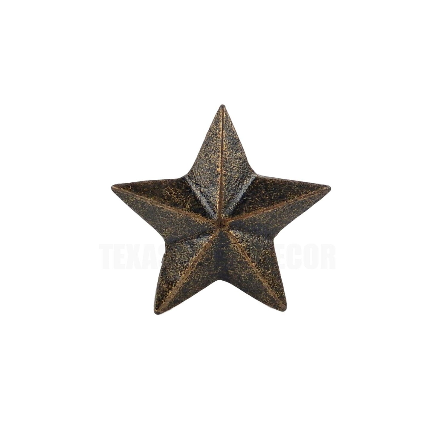 Metal Star Cabinet Door Drawer Pull Knob Antique Bronze 1.5 inch