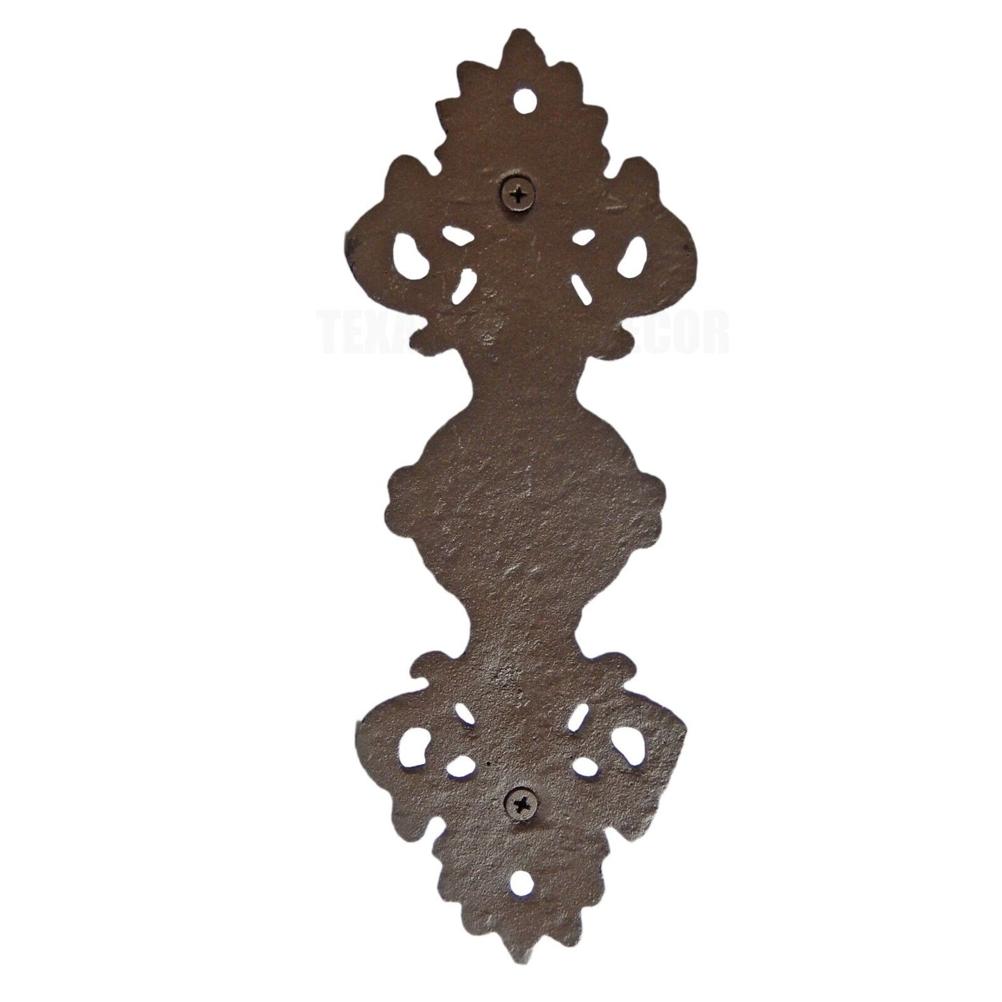 Large Lion Face Door Handle Pull Cast Iron Antique Brown Ornate Style 9.25 inch