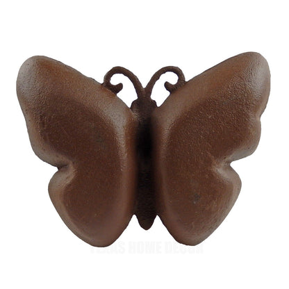 Large Cast Iron Butterfly Trinket Jewelry Key Dish Heavy Duty Antique Style