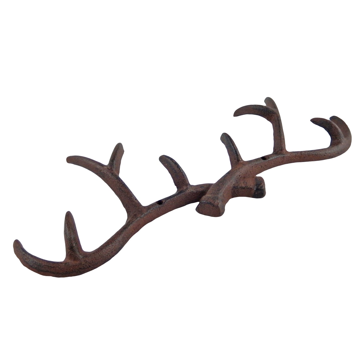 Deer Antler Wall Hook Rack Key Towel Coat Hanger Rustic Cabin Lodge Decor 14 in