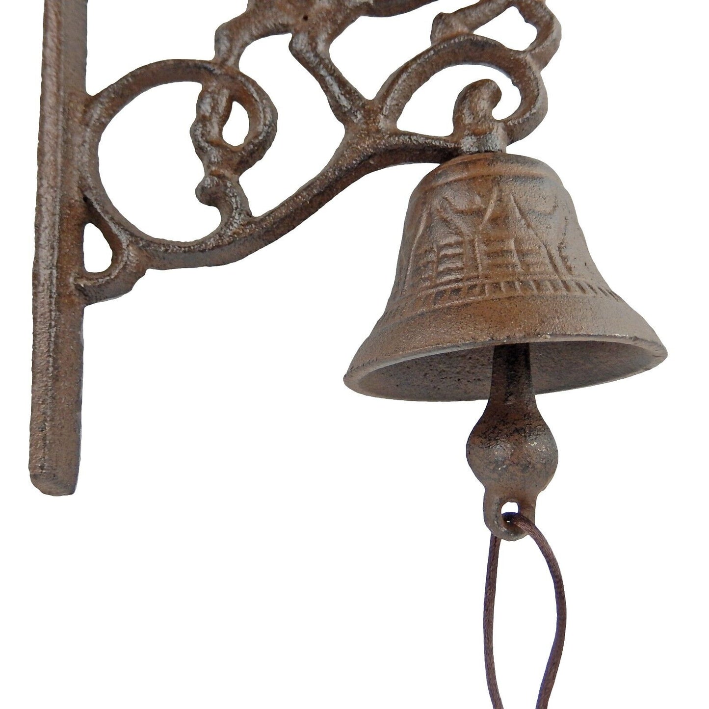 Cast Iron Deer Buck Dinner Bell Wall Mounted Cabin Lodge Decor Antique Brown